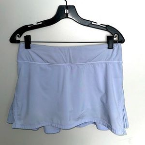 Lululemon skort in pastel purple color